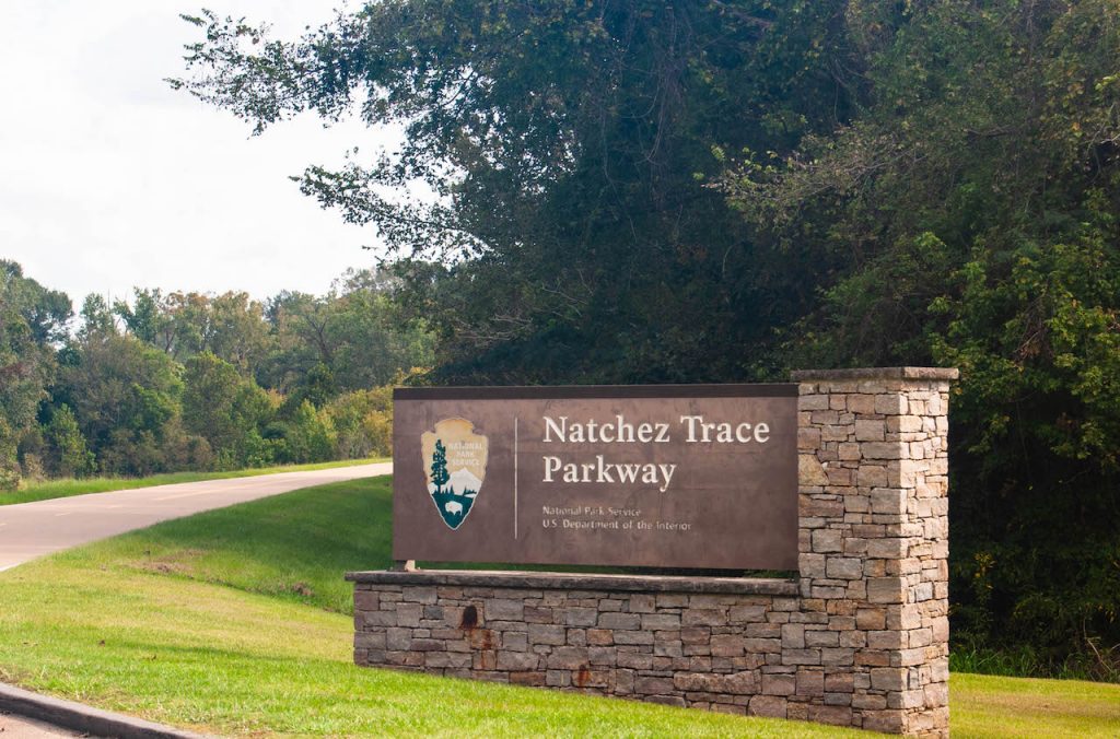 Natchez Trace Sign