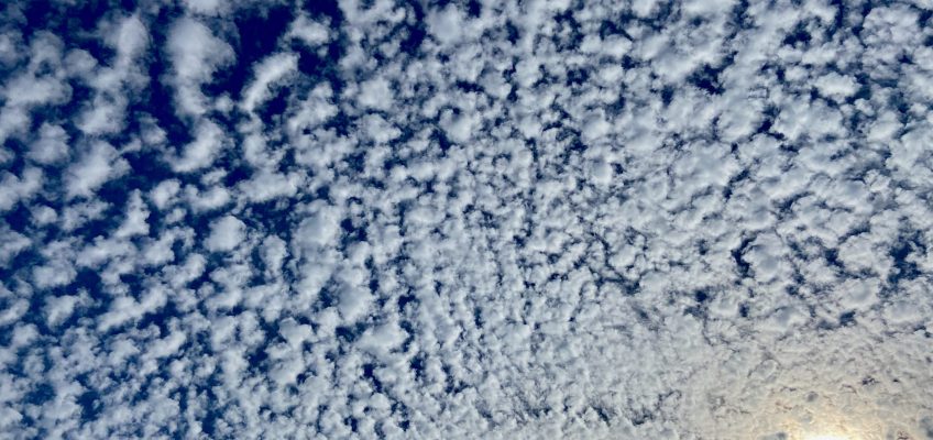 Dotten Clouds in the sky